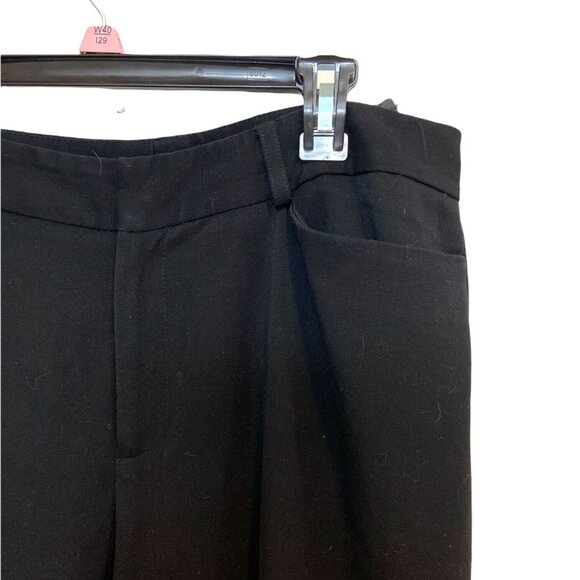 #3677 Hawksley & Wight Womens black work office pants size 14P, - Picture 3 of 5